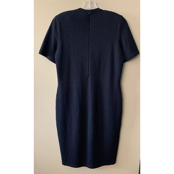 Vintage The Michael Collection Women’s Dress Wool Blend Black Size Large - Picture 2 of 3